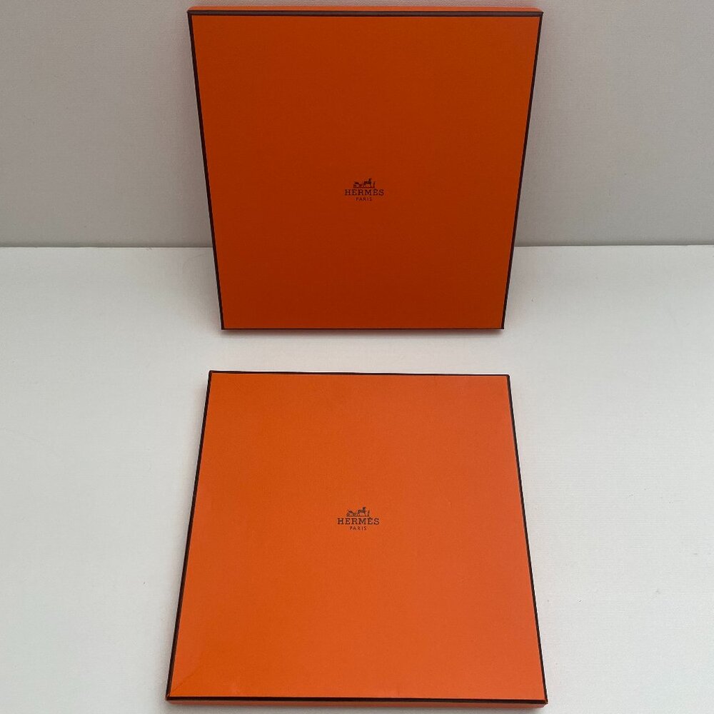 Hermes 2 empty storage boxes for scarf